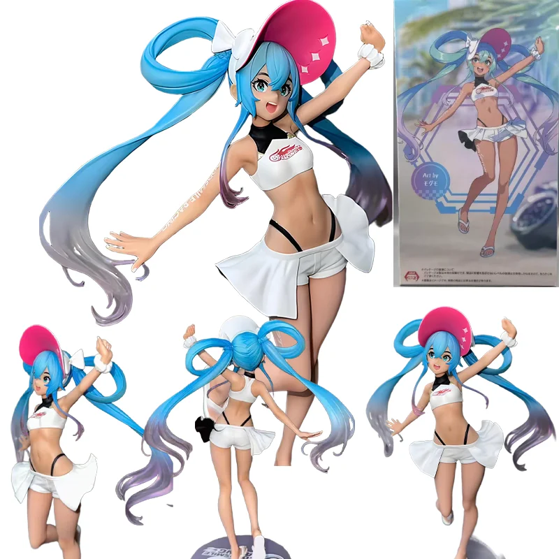 original-veritable-hatsune-miku-trio-try-it-course-miku-2024-vacances-d'ete-pvc-figure-modele-collecteur-ornement-jouet-cadeau-en-stock
