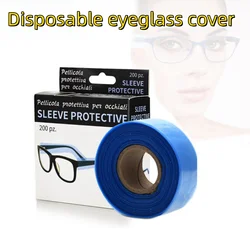 200ps/Box Salon Hairdresser Disposable Glasses Leg Sleeves Cover Pro Hairdressing Eyeglasses Protector Supplies Hair Dye Tools
