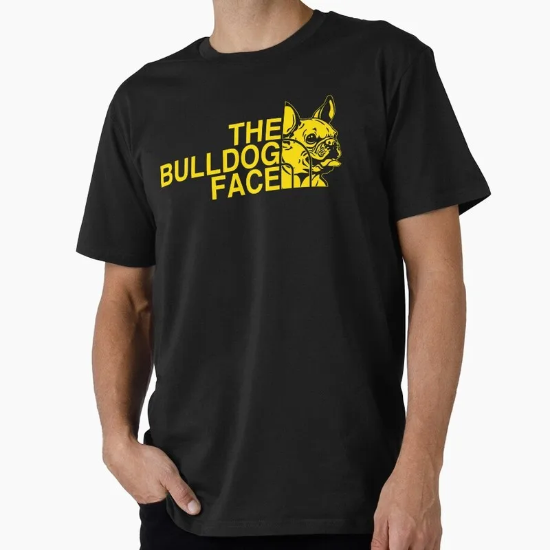 The French Bulldog Face Graphic T-shirt for Dog Dad Unisex 100% Cotton Short Sleeve Print Tee Pet owner Gift Tops S-6XL