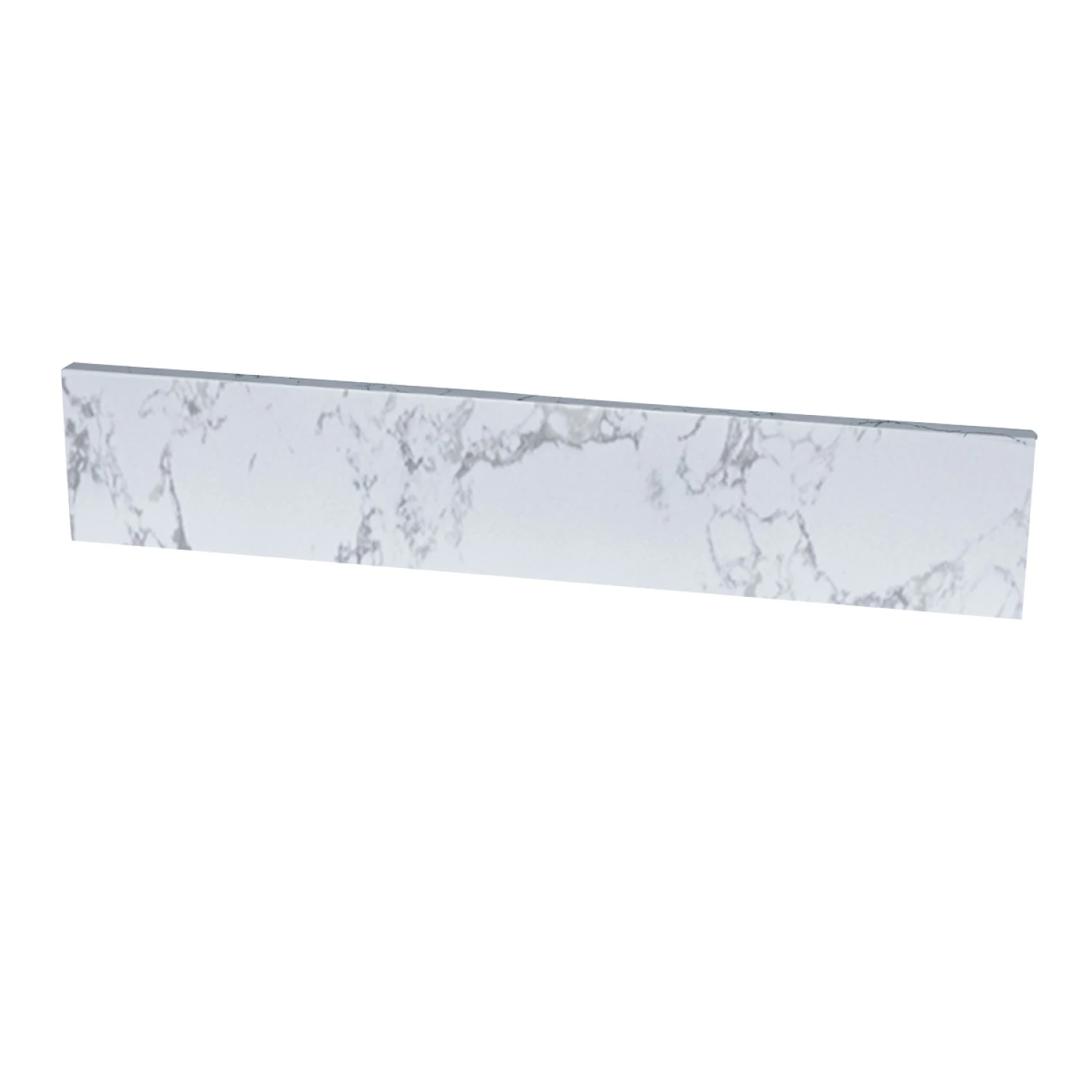

Montary Carrara White Vanity Top Side Backsplash - Engineered Stone