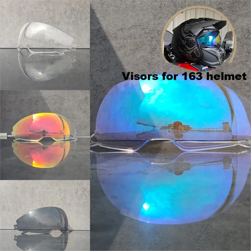 

Helmet Visors For 163 Motorcycle Helmet Accessories Motorcycle Helmet Equipments Multiple Colors HD Visors