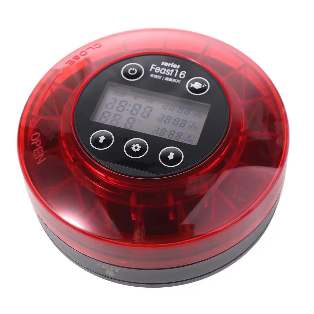 with Timer Fish Auto Feeder LCD Display Digital Aquarium Automatic Food Dispenser 100ML Smart Fish Tank Supplies Fish Tank