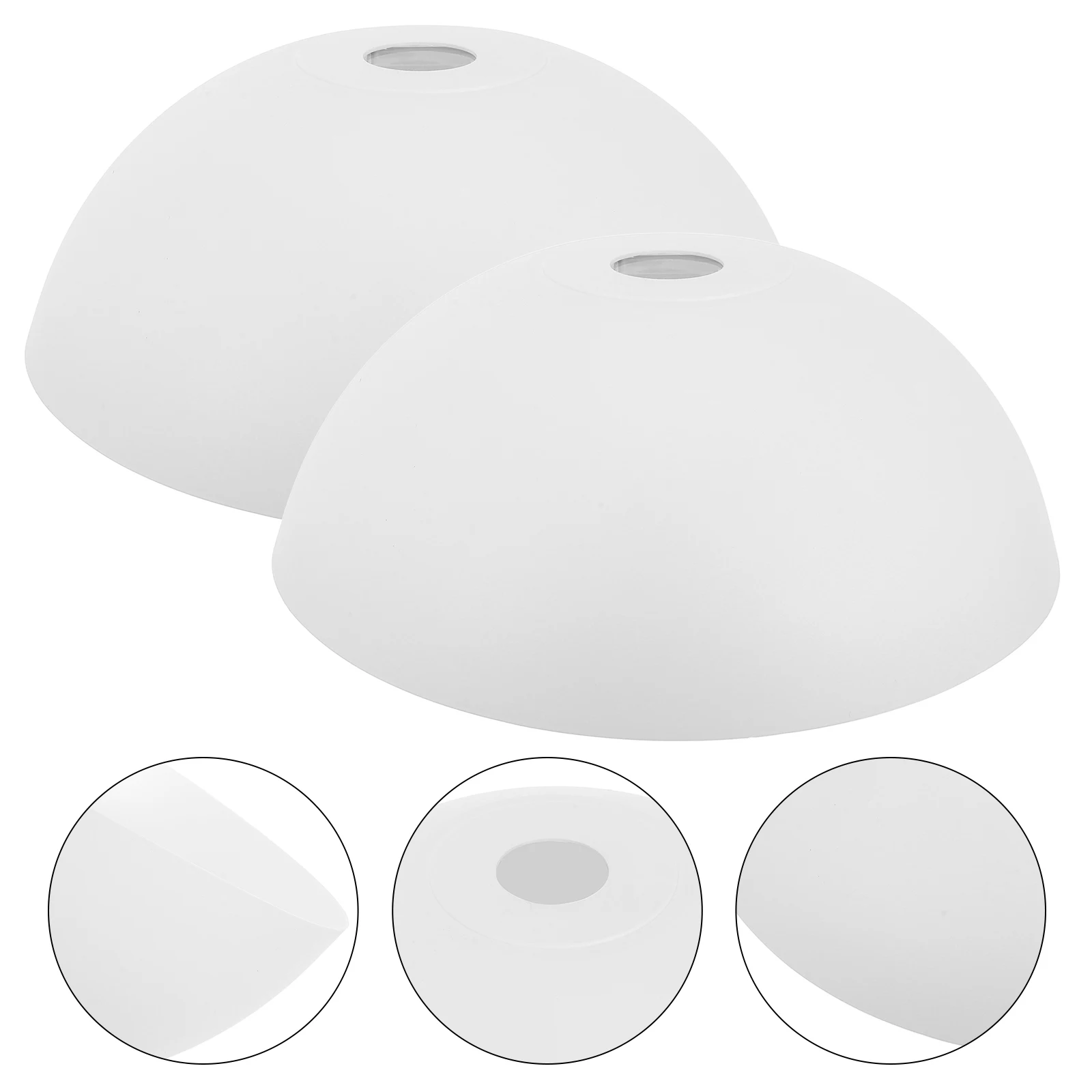 

2Pcs Plastic Lampshade 42mm Large Hole Home Decor Replacement Shades for Ceiling Wall Lamps Modern Style Cover