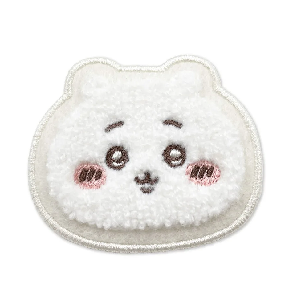 Japanisches Yiji Plüsch-Stickerei-Abzeichen, niedlicher Cartoon Usagi Hachiware Bar Chin Brosche, Taschenanhänger, Mädchen-Geschenk – Detail 5