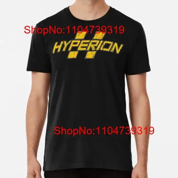 تي شيرت Hyperion S إلى 5XL مصنوع في الاتحاد الأفريقي والولايات المتحدة الأمريكية تي شيرت عتيق مغسول أنيق وقابل للتنفس وقابل للتمدد ملابس الشارع الشهير