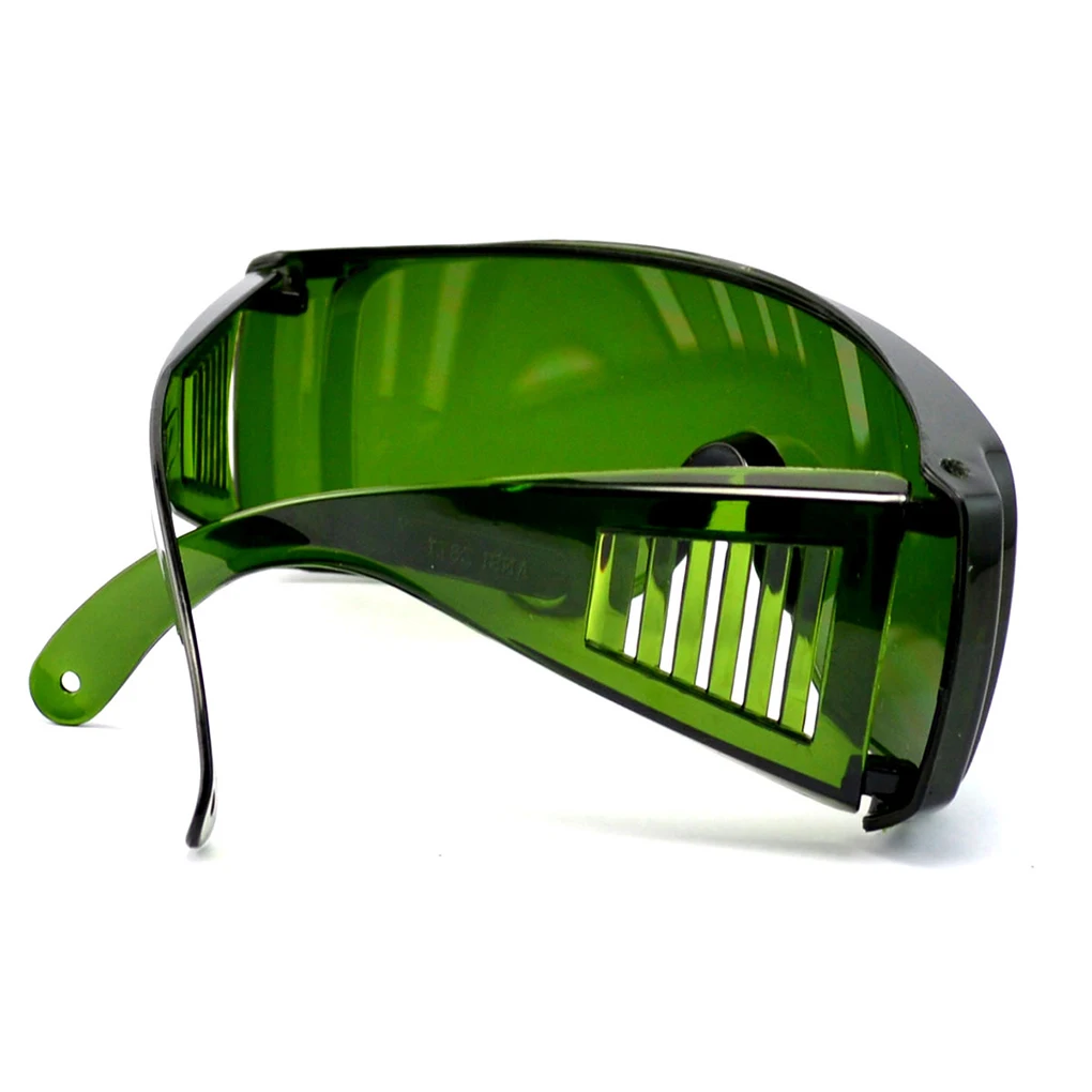 IPL 고글 휴대용 녹색 전문 안경 보호, 산업용 안경