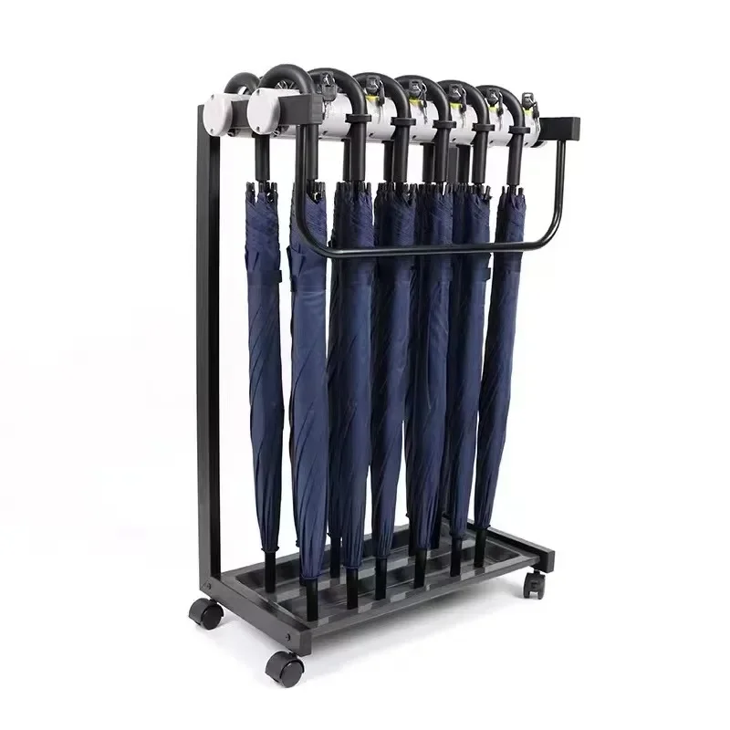 Office Hotel Lobby Sign 24 Lock Storage Rack Umbrella Rack