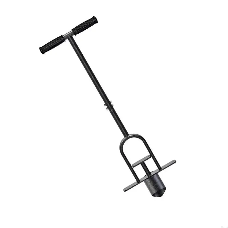 Ergonomic Long Handle Grass Advertiser For Easy Grass Repair Bulb Transplanting And Garden Bed Preparation 87HA