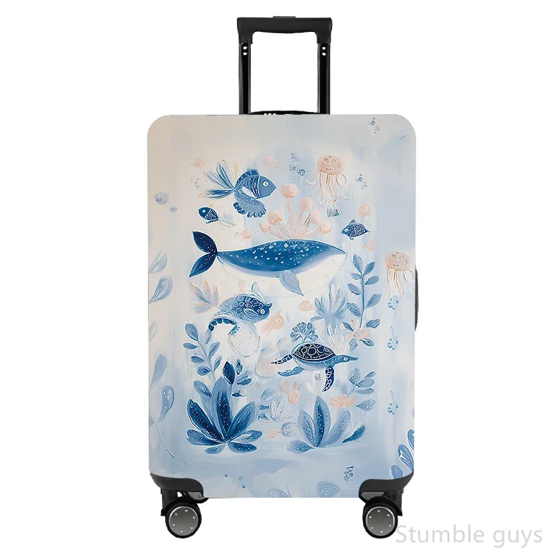 

Прочный эластичный пылезащитный чехол для багажа, моющийся защитный чехол для чемодана, незаменимый для всех поездок, 18-32 дюйма