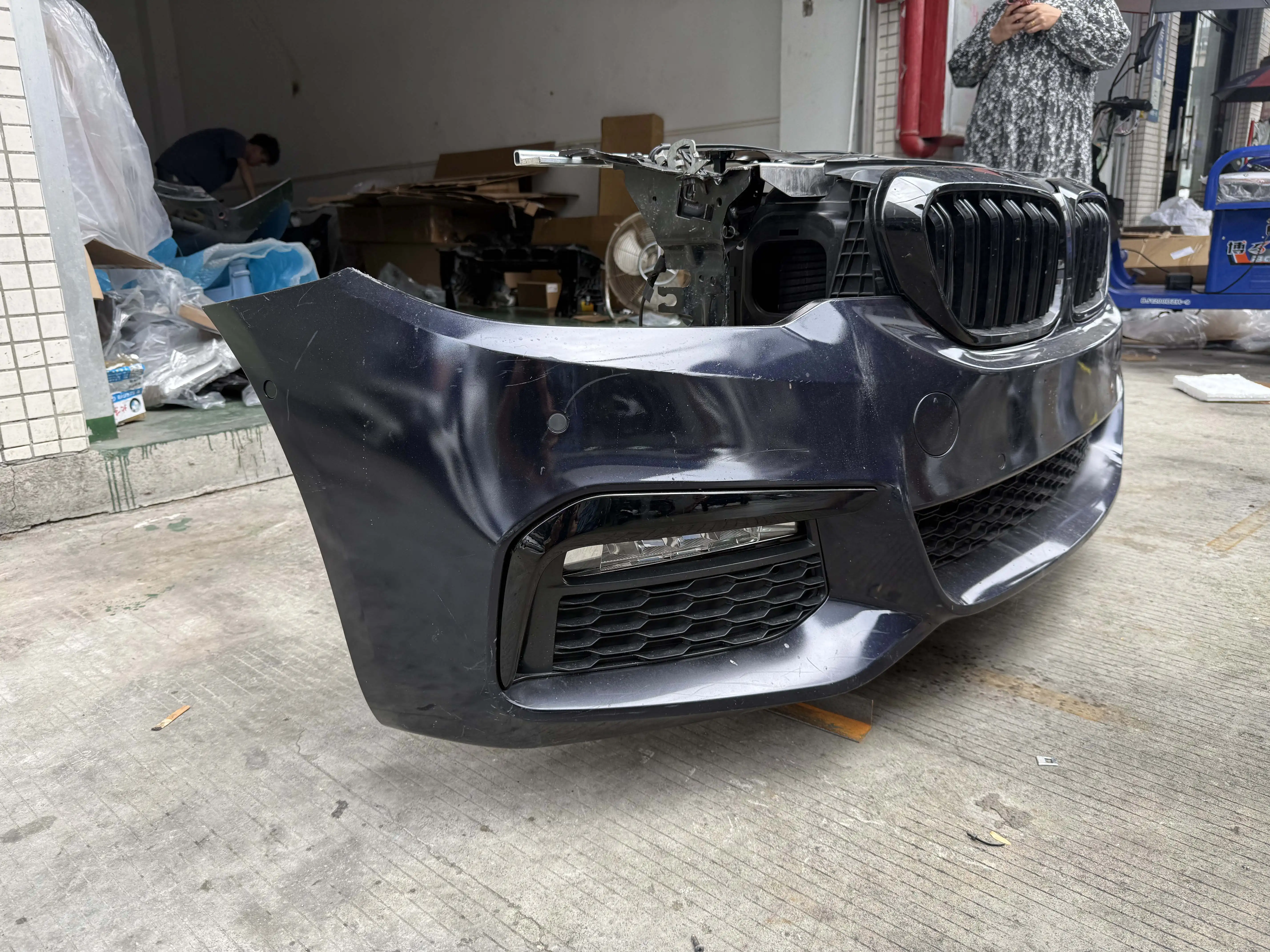Original 100%Installation Guaranteed No Structural Damage Intact Buckle Front Mouth Assembly for  G30 5 Series 2017-2021