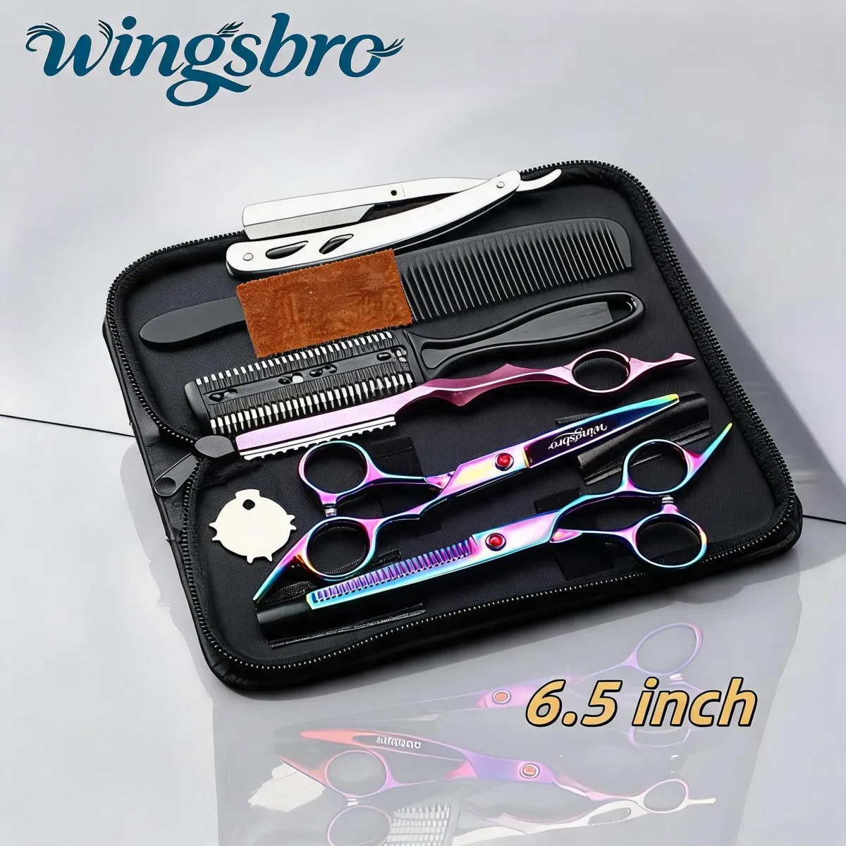 Japanese Hair Scissors Set Hairdressing Scissors Kit Hairdresser Shaver Haircut Scissors