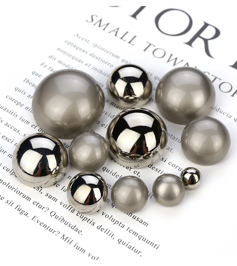 20PCS Metal Mushroom Buttons DIY Sewing Clothes Ornaments Shank Button For Garments Clothes Accessories