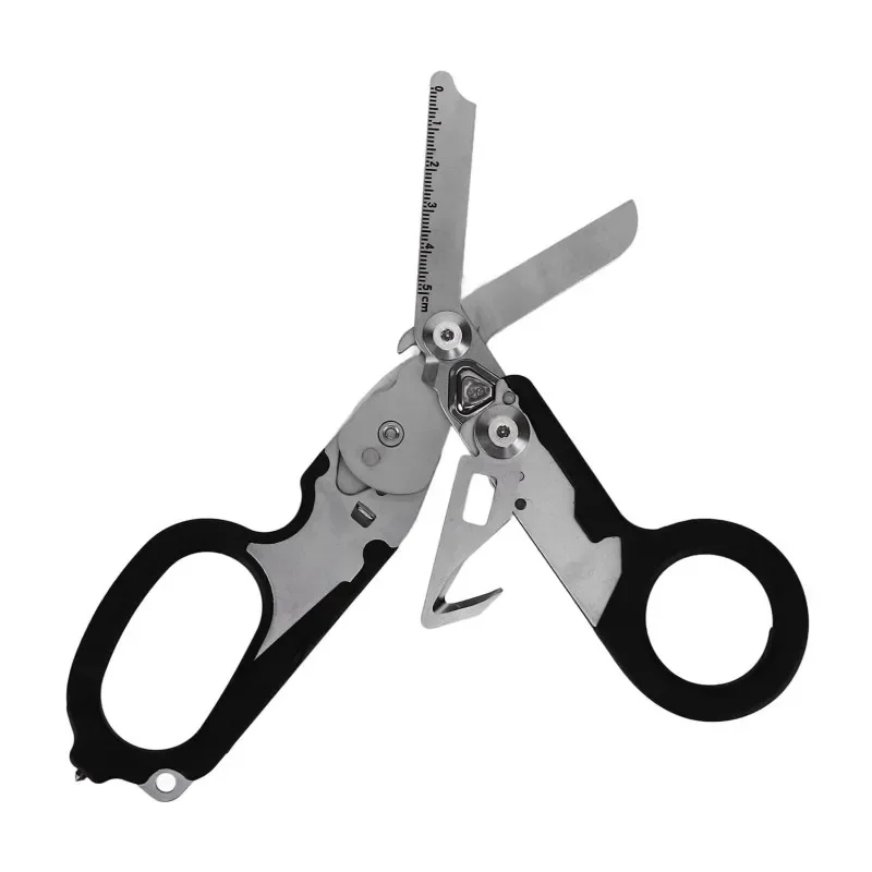 Raptors First Aid Expert Tactical Folding Scissors Set Outdoor Survival Tools Medical Scissors Portable Multi-Purpose Scissors
