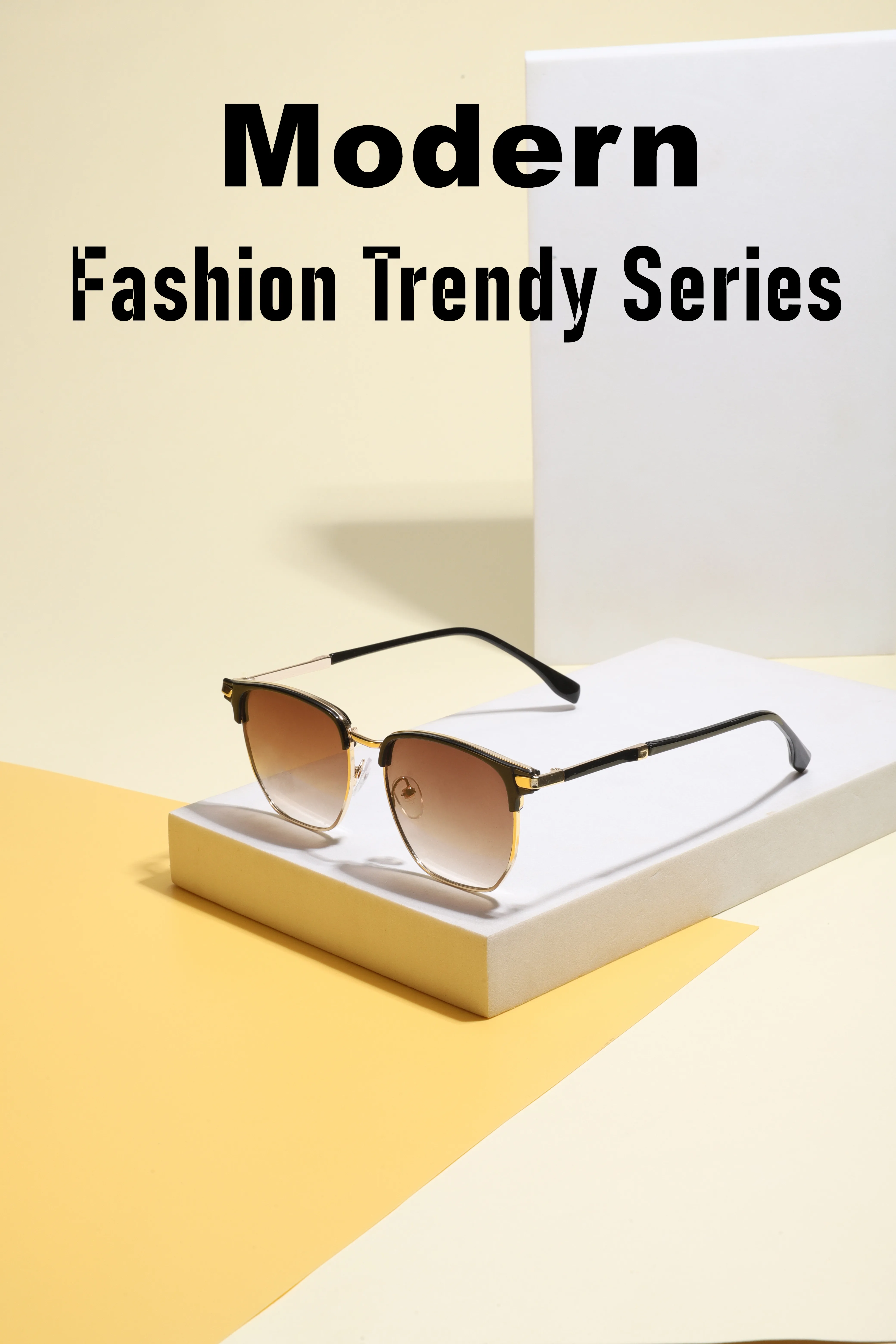 2025 neue Mann Frau Sonnenbrille Augenbraue Rahmen Brillen Mode Vielseitig Retro Hohe Qualität Sonnenbrillen Unisex UV400 Shades – Detail 2