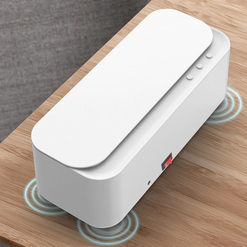 آلة التنظيف بالموجات فوق الصوتية ، 45000Hz ، عالية التردد ، الاهتزاز ، الغسيل ، المجوهرات ، النظارات ، ساعة ، حلقة ، تعزيز