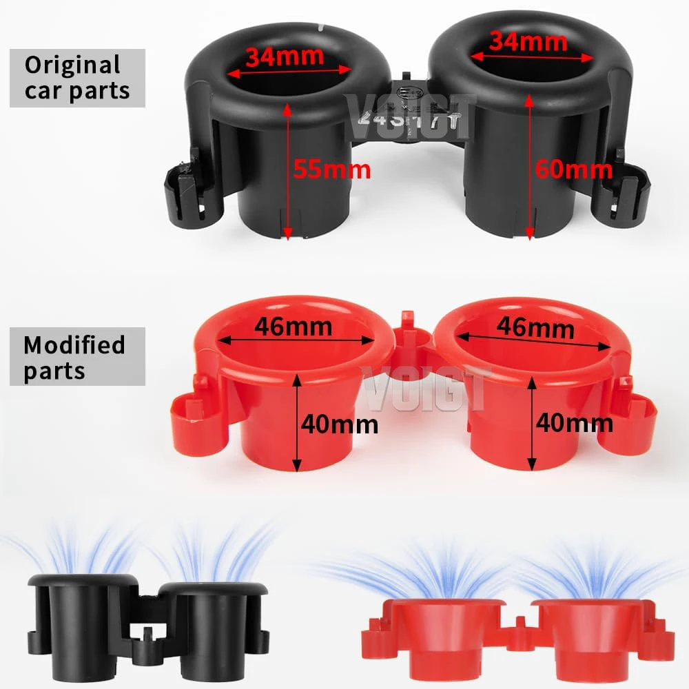 Velocity Stack Air Intake Wind Horn Cup fit for Ho&n&da CBR650R CBR 650 R CBR 650R E-Clutch 2019-2026 High Flow Air Funnel Wind view 5