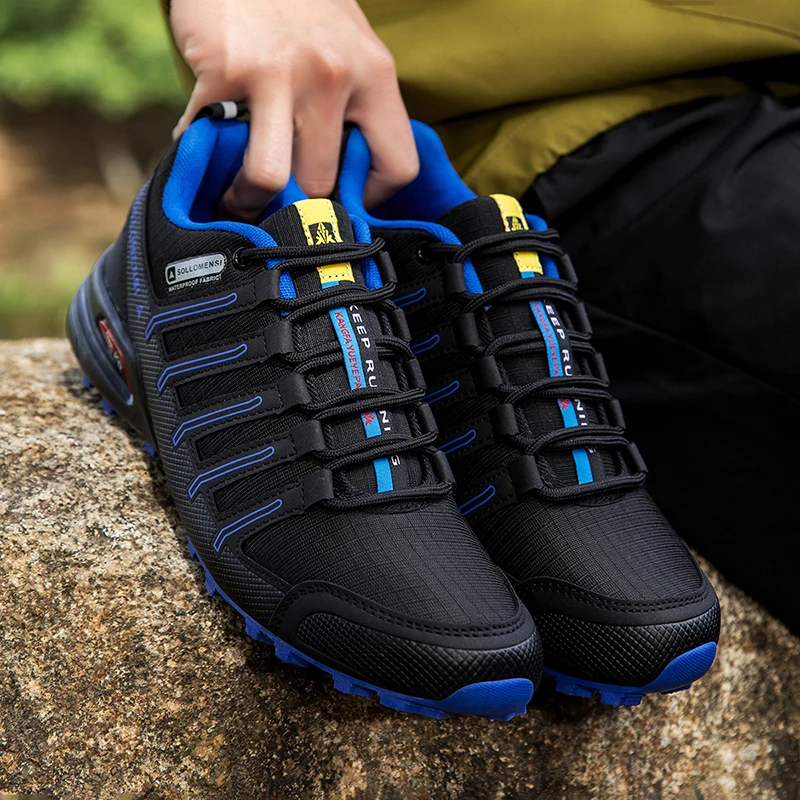 

Men's Outdoor Cycling Sports Shoes Waterproof Non-slip Outdoor Sports Shoes Outdoor Hiking Camping Shoes Tactical Training Shoes