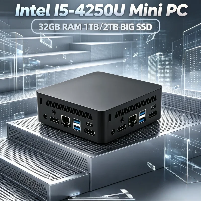 Corporate Use Y5AIR Ready Stock Mini Computer 8GB RAM 128G SSD USB3.0 WiFi BT4.2 Portable Mini PC