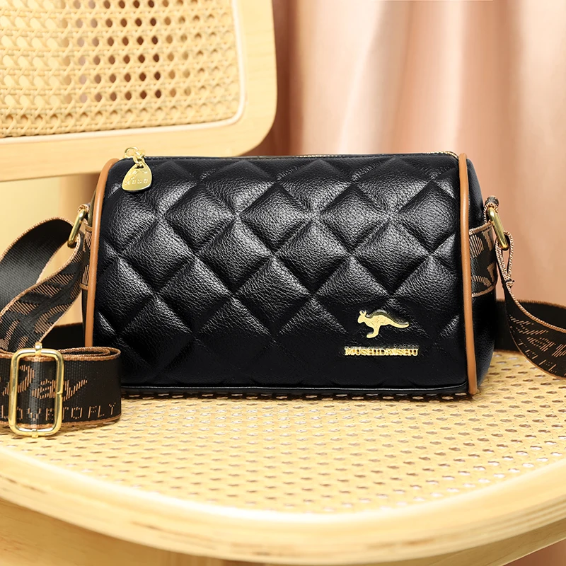 

Lightweight Pure Color PU Tote Bag for Women New Elegant Shoulder Handbags Fashion Ladies Casual Commuter Purse Wear-Resistant