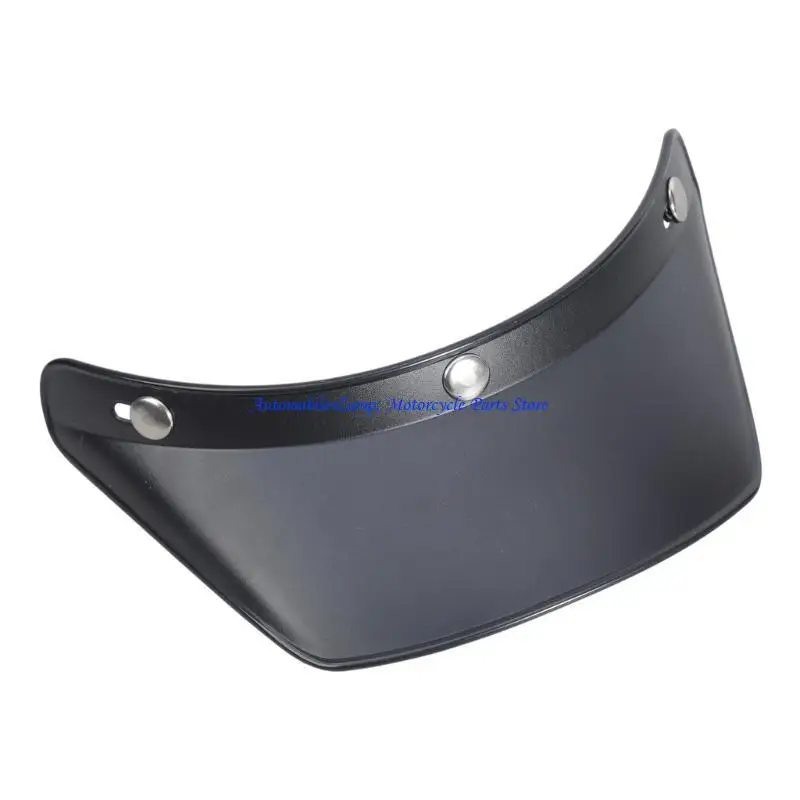 H7BD 3/4 Open Face Helmet Visor Sunshade Protector for 3-snap Retro Motorcycle Helmet Accessories