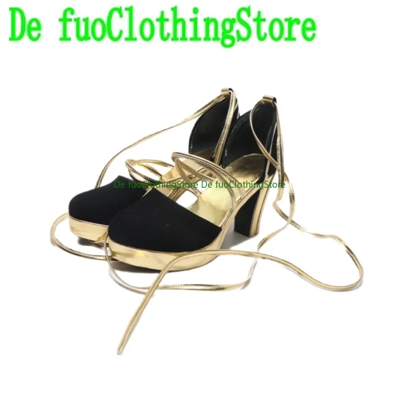 De FuoClothing Ark demain Perception sonore rythme Amiya COS chaussures talons hauts taille chaussures d'exposition Halloween Cosplay chaussures