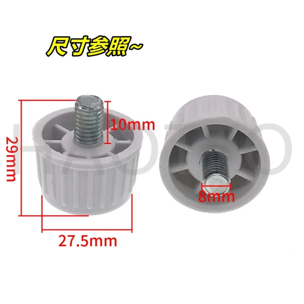 Refrigerator Freezer Foot Adjustment Height Screw Rod Pad M8 Screw Foot Pad 2026 Years For As Picture