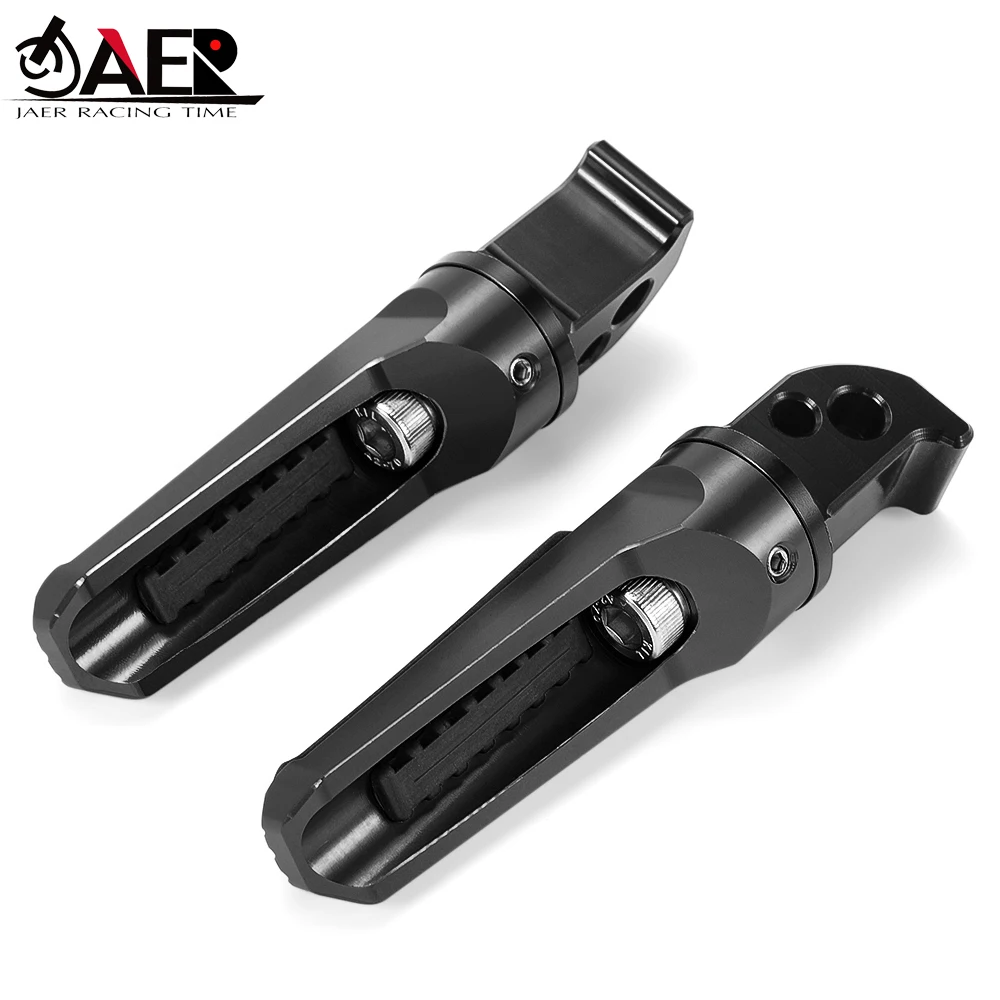 Rear Passenger Foot Pegs Footrests for Yamaha MT07 MT09 MT03 FZ07 FZ09 R3 R25 TMAX 500 530 XSR700 XSR900 XJR1300 FZ1 FZ6