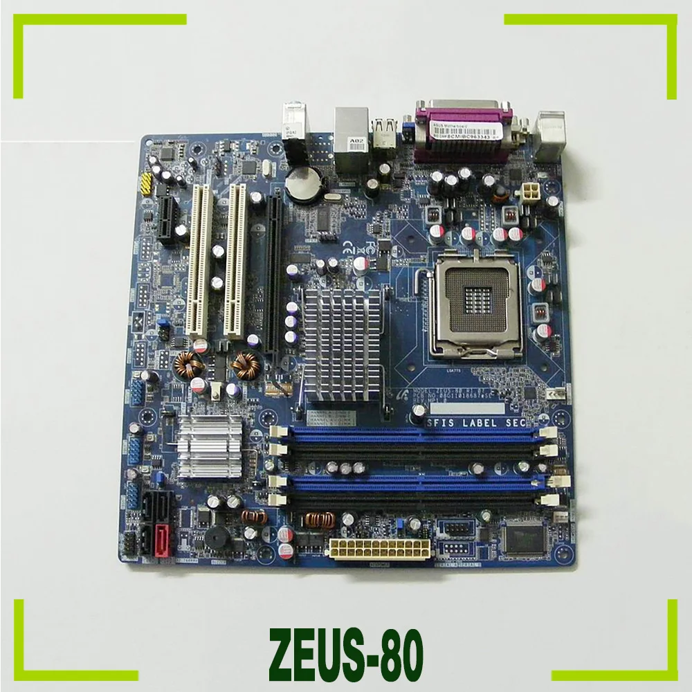 For Asus ZEUS-80 SFIS LABEL SEC Equipment Motherboard Professional Motherboard 775 Pin Motherboard