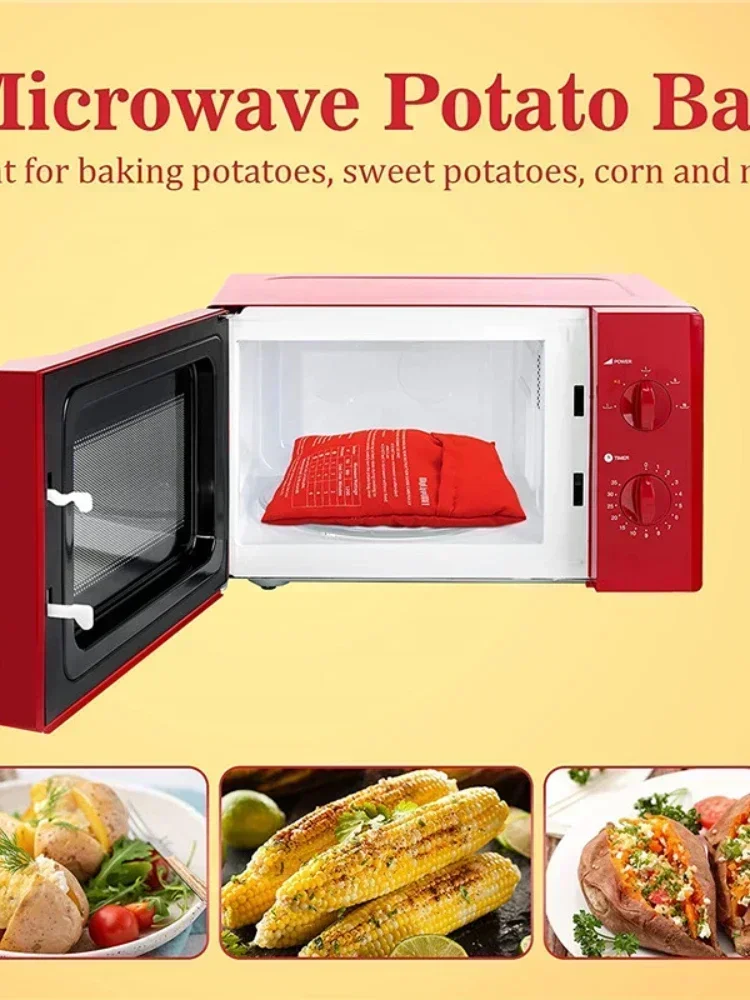 kitchen Microwave Potato Cooke Cooker Bag Baked Patata Microwave Cooking Potato Bag Microwave Oven Potato Storage bag