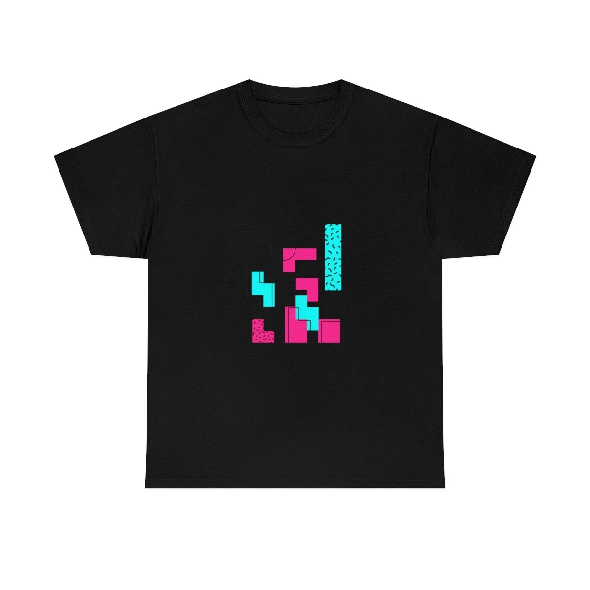 

Tetris Graphic Printing Summer Luxury Brand Pure Cotton Men's and Women's T-shirt Short Sleeve Street Fashion Trend Clothing