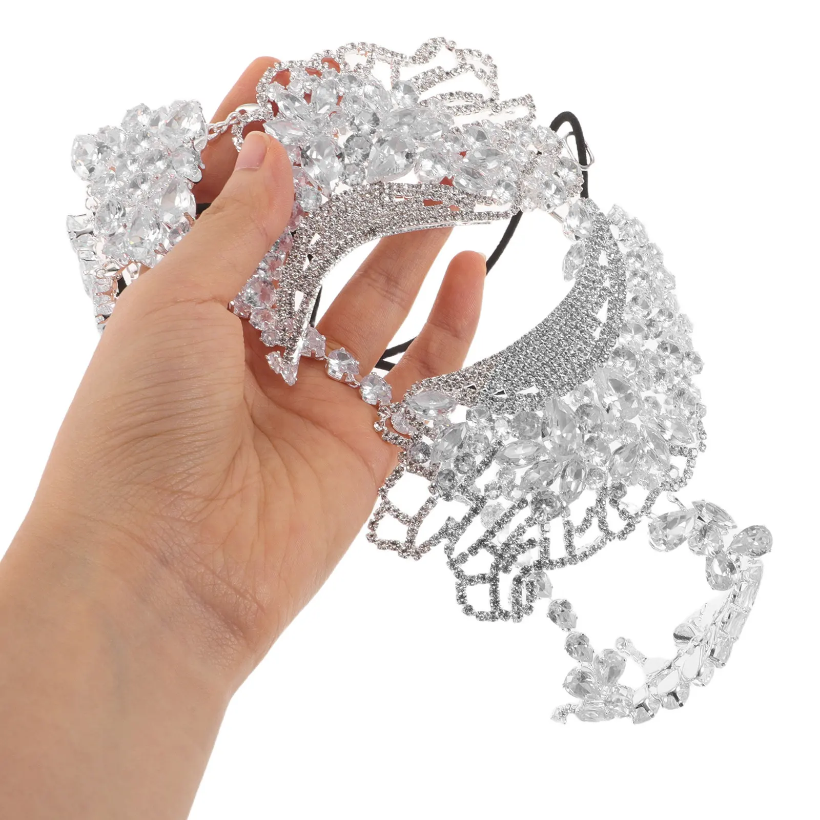 venetian-rhinestone-masquerade-mask-for-women-shiny-zircon-details-elastic-strap-half-face-fancy-costume-mask-for-mardi-gras