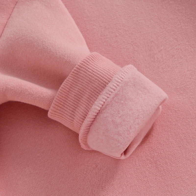 Toddler Infant Baby Sweatshirt Romper Solid Color Fleece Long Sleeve Round Neck Jumpsuit for Newborn Cute Clothes image 5