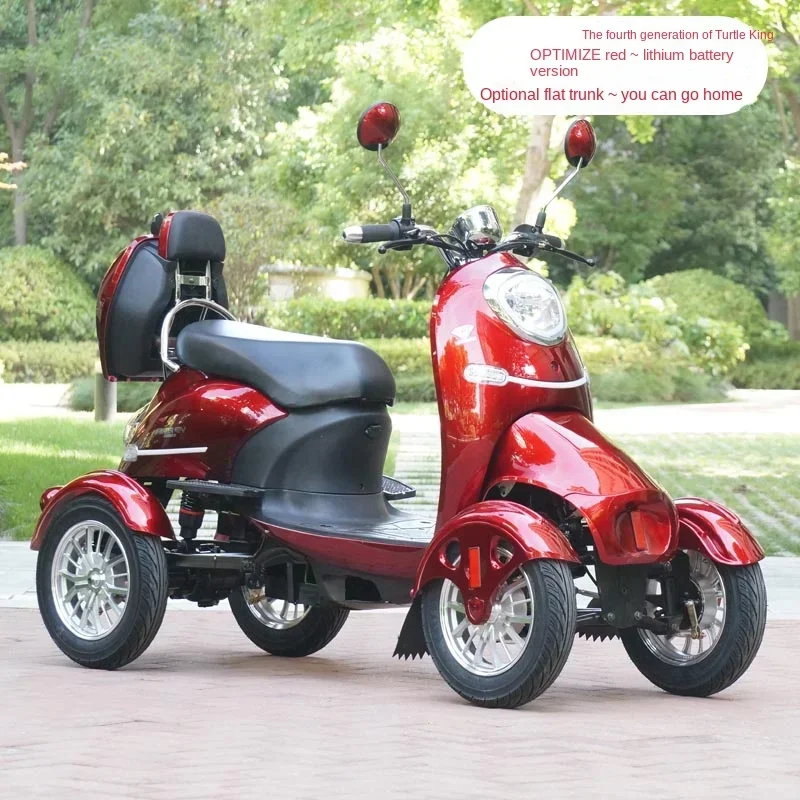 

ssL178 23 XK Three-Seat 72V Electric Quadricycle Household 4-Wheel Lithium Battery Four-Wheel Scooter
