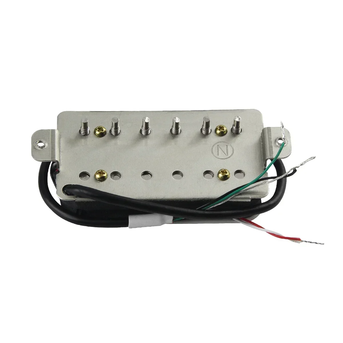 Q-X Music Store-Set of Alnico 5 Humbucker Guitar Pickup White NB Set لملحقات الجيتار الكهربائي FD