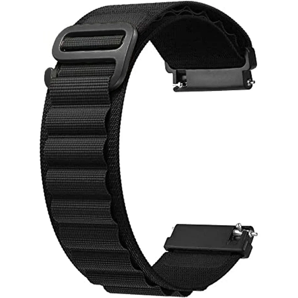 20mm 22mm Strap for Samsung Galaxy Watch 7 6 4 5 Pro Classic Active 2 Nylon loop correa Bracelet Amazfit GTS 2 3 4 mini Band