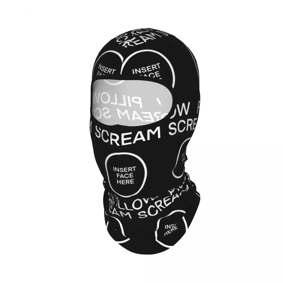 SCREAM PILLOW Breathable Thin Balaclava Full Face Mask Sun Protection Neck Gaiter For Motorcycle Fishing Outdoor