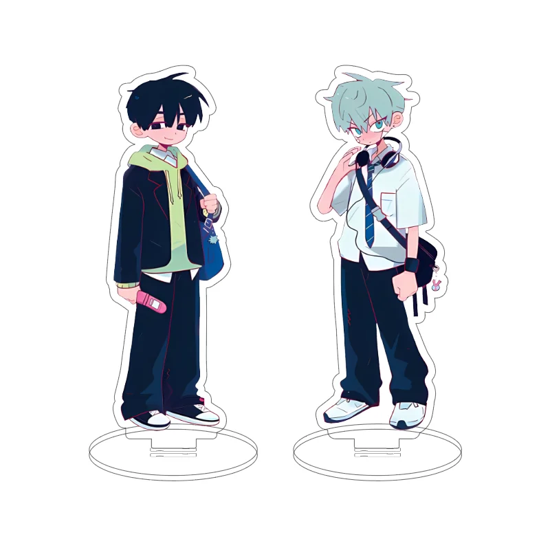 2Pcs/Pack New Anime Alien Stage Ivan till Acrylic Desktop Stand Model Figure Standing Decor Collect Cosplay Gift