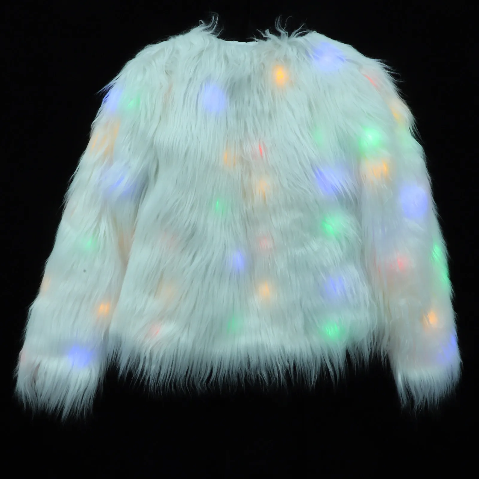 

Women LED Lighted Coat Winter Jacket Christmas Cosplay Costume Illuminated Outwear