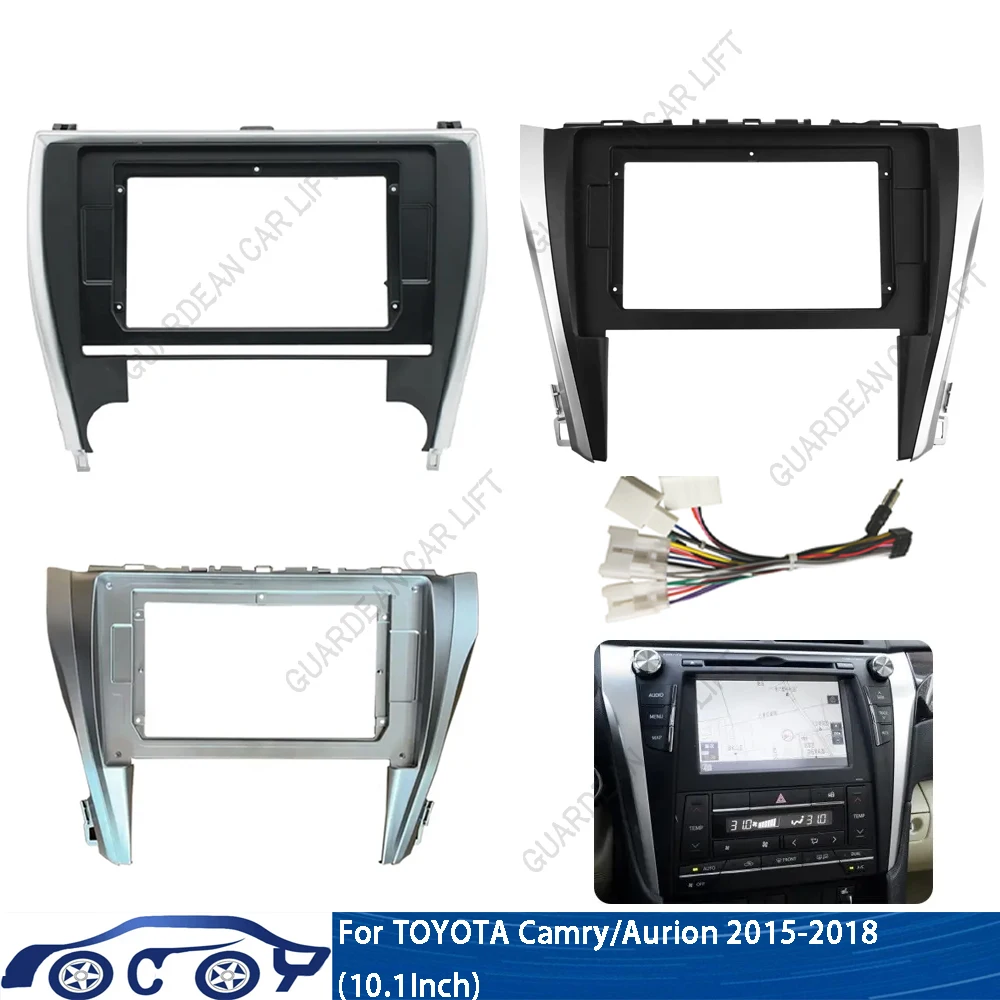 

For Toyota Camry 2015-2017(10.1Inch)Car Radio Fascias Android GPS MP5 Stereo Player 2 Din Head Unit Panel Dash Frame Installatio