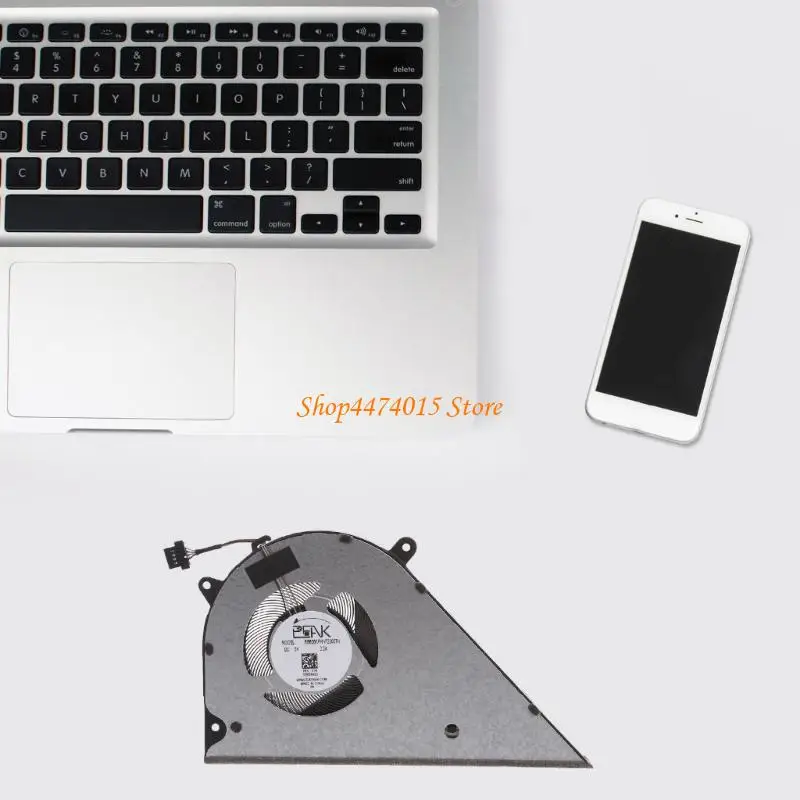 K1AA المحمول مبرد مروحة 5V 2.5W 4 دبوس 4-ware CPU مروحة التبريد هادئة دفتر دفتر الحرارة لـ Pavilion 15-EM 15-EH UMA SUNON