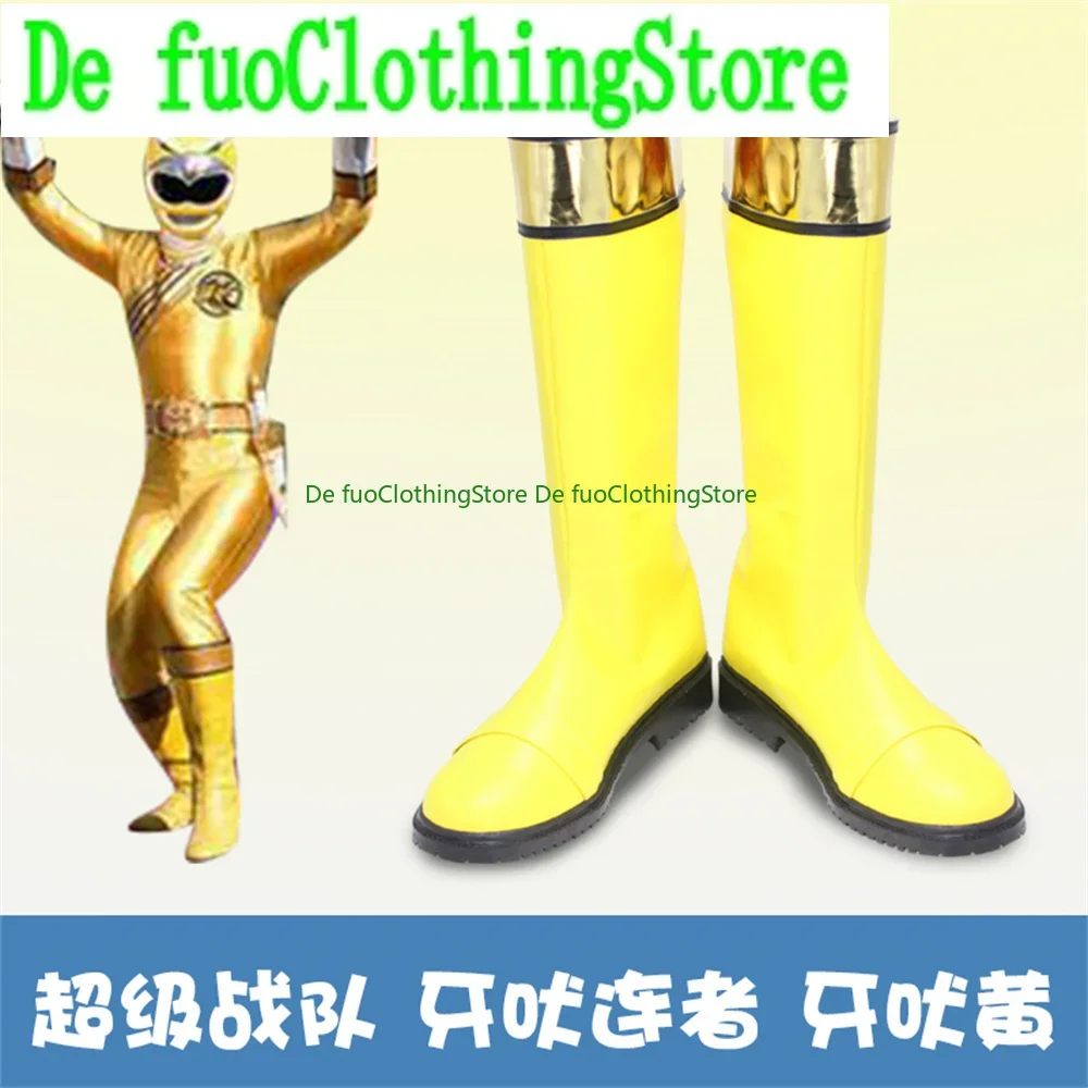Super Sentai Hyakujuu Sentai Gaoranger Cosplay Shoes Boots Game Anime Carnival Party Halloween Chritmas DefuoClothing ShoesStore