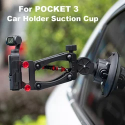 For DJI Pocket 3 Car Holder Suction Cup Bracket Stabilizer Z-Axle Gimbal Camera Shock-absorbing Spring Support Mount Accessories