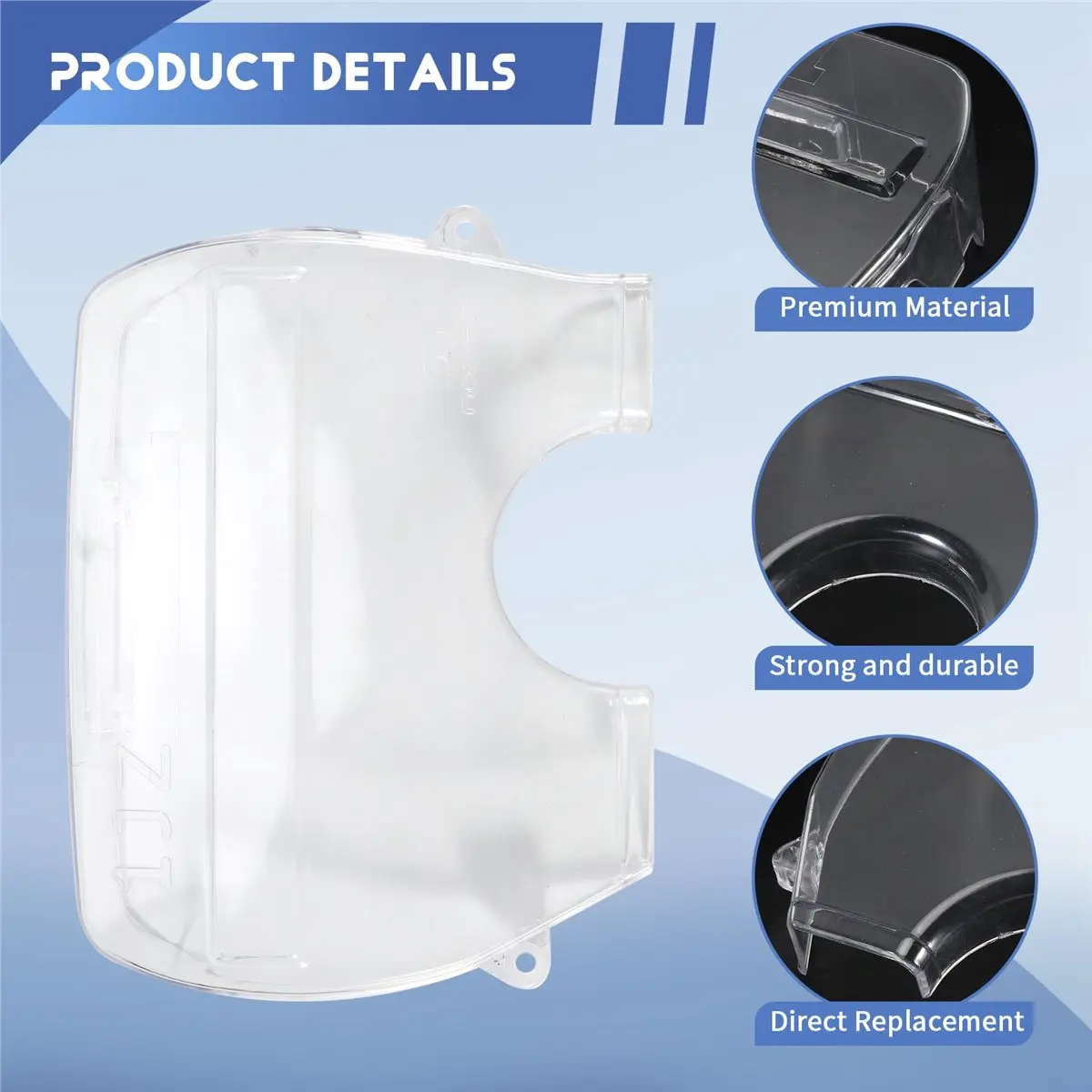 #05X (transparent)Clear Cam Gear Timing Belt Cover for Toyota Supra 1Jz Soarer 86-96,Automotive Parts & Accessories