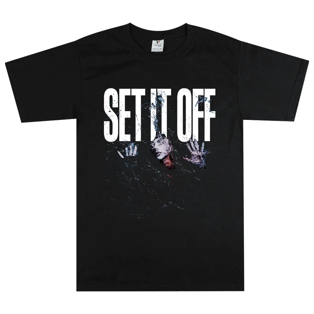 

SET IT OFF Rock Band T-shirt Fashion Short Sleeve Male Tshirts Unisex Streetwear Casual Cotton Loose Male Tee-shirt Graphic Tees