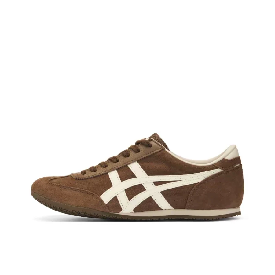 Onitsuka Tiger MACHU RACER Unisex Brown Casual Sneakers  Retro Stylish Lightweight Versatile Everyday Wear 1183C535-200