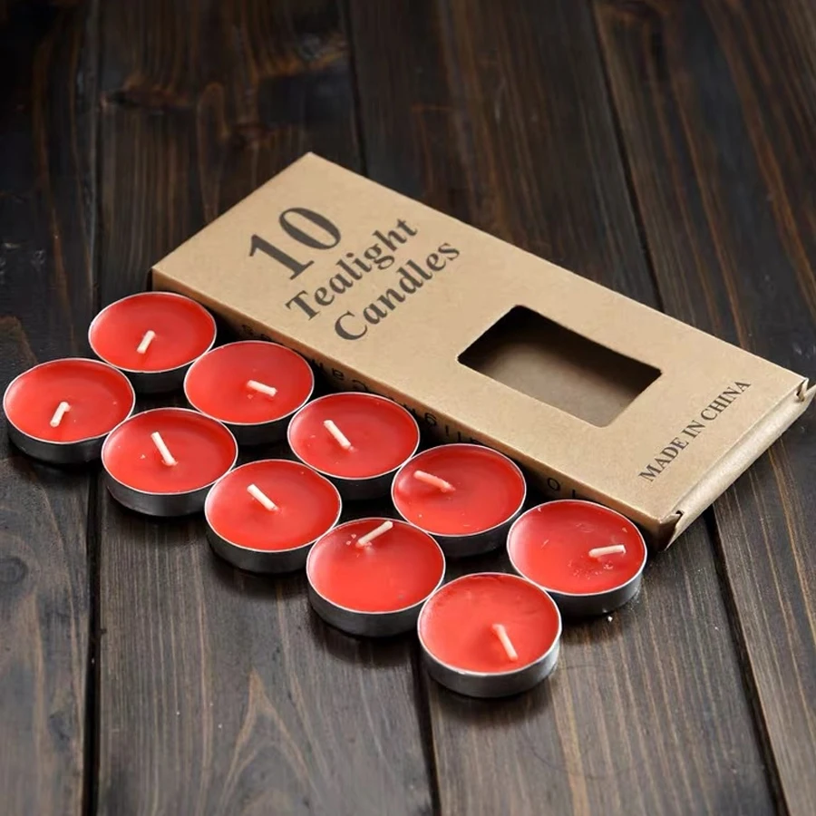 10/50 Small Sized Candles for Parties and Home Decoration Wishing Parties, Extending Burning Time by 2 Hours