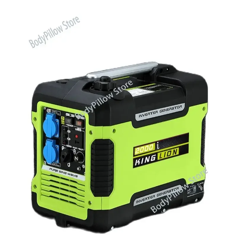 2000W 220V Gasoline Generator Mute Outdoor Small Frequency Conversion Emergency Household Truck Parking 24V Volt