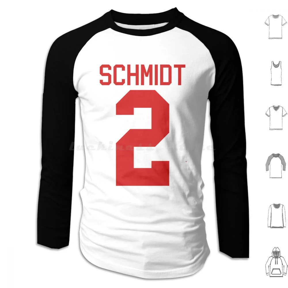 Kendall Schmidt Jersey-Sudaderas con capucha ajustadas con texto rojo Manga larga Big Time Rush Btr Boy Band Bigtimerush Pop Music Band Big