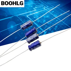 10PCS imported 63v 22uf axial polarized electrolytic capacitor 22uf 6X13mm