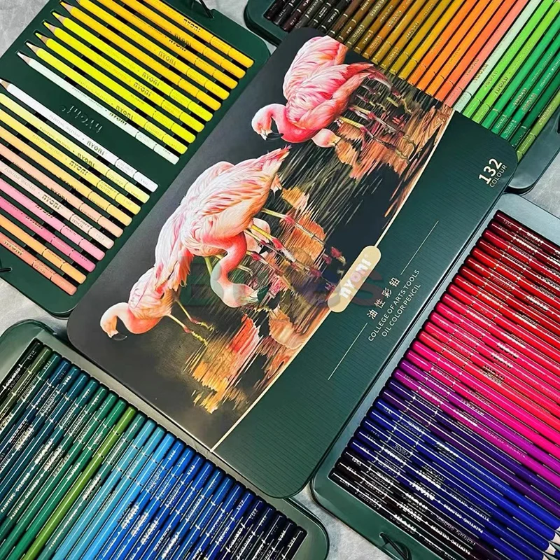 nyoni Professional Oil-Based Colored Pencils Set 36 48 72 132